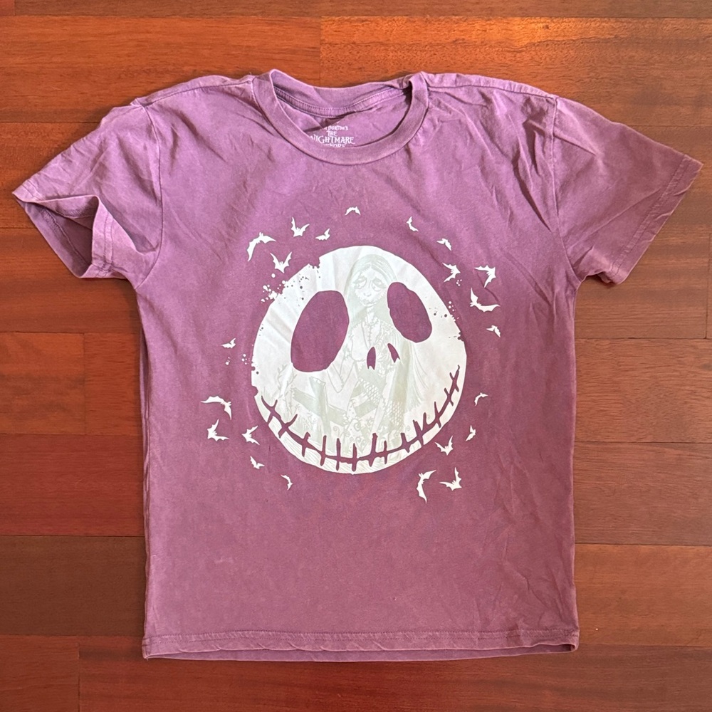 Disney Purple Nightmare Before Christmas Kids T-Shirt